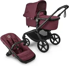 Детская коляска Bugaboo Fox 5 Renew Zestaw 2w1 Komplet Black Dark Cherry Wielofunkcyjny Киев - изображение 1