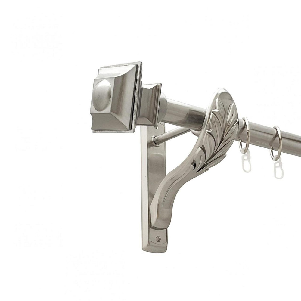 Карниз Orvit Борджеза металевий однорядний ретро гладка труба кільце металеве Нержавіюча Сталь 25 мм 300 см (00-00021542) Львів - фото 1