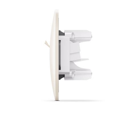 Комп'ютерна розетка Videx BINERA CAT6 одинарна кремова (VF-BNSK1PC6-CR) Вінниця - фото 3