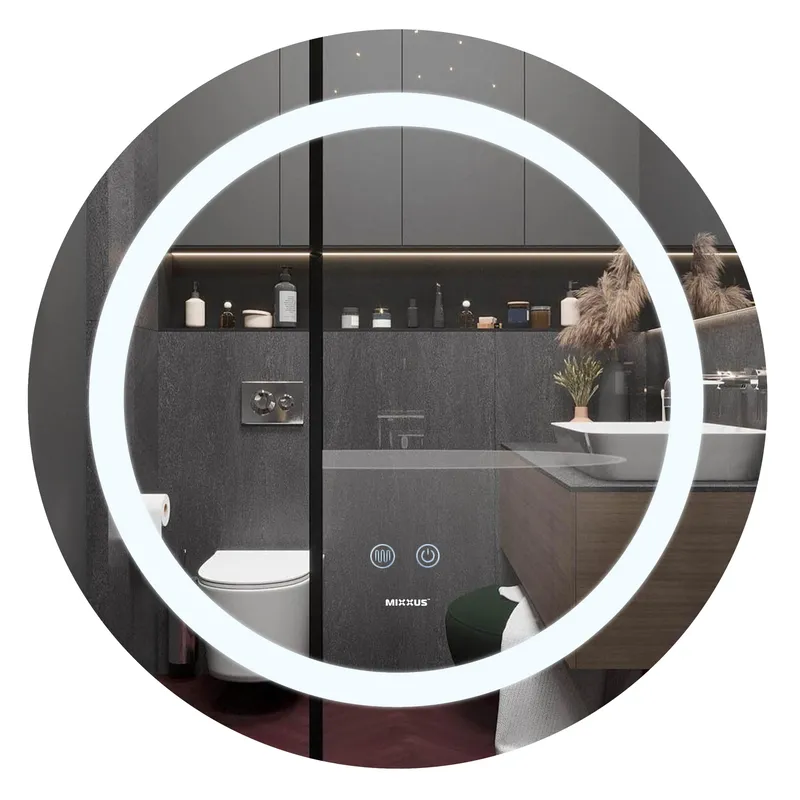 Дзеркало Mixxus PLAIN MC03-60 з LED Touch, Anti-fog, димером, регулюванням яскравості   ( MI6662 ) 29983 Харків - фото 1