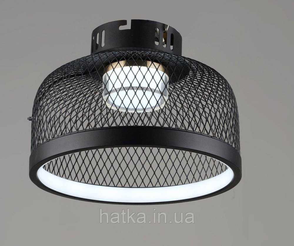 Люстра світлодіодна в стилі лофт VALESO B YH1348/34W BK+GD Київ - фото 1