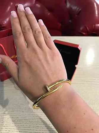 Cartier браслет цвях в лимонному золоті з камінням Одеса