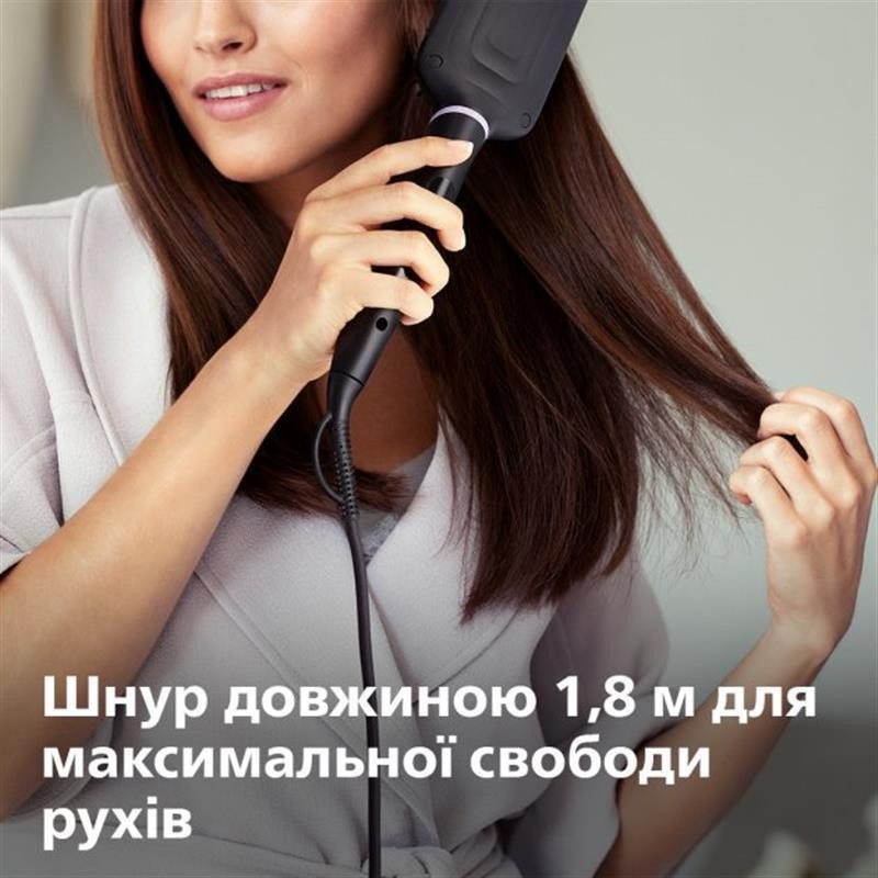 Щітка-випрямляч для волосся Philips StyleCare Essential BHH880/00 Чорний Харків - фото 8