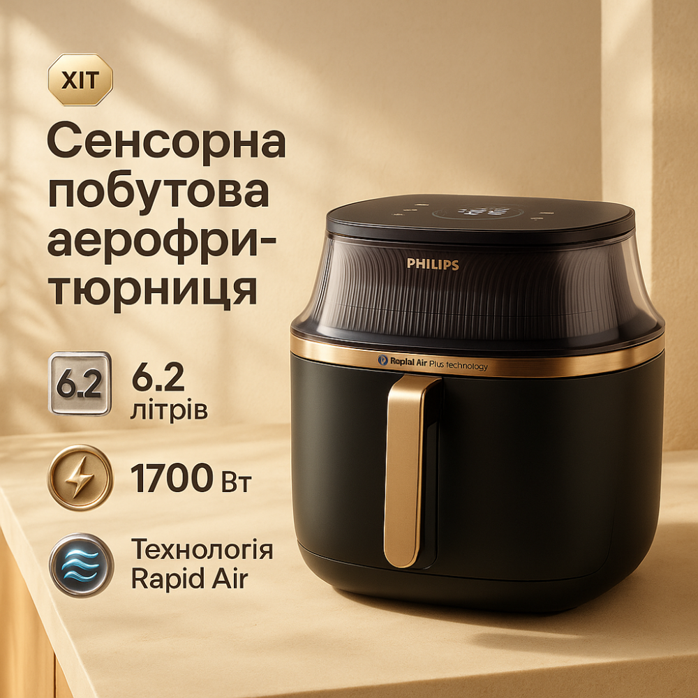 АэроФритюрница-мультипечь без масла, Аэрогриль для дома и кухни бытовой, Еда без масла ZL-34 Львов - изображение 13