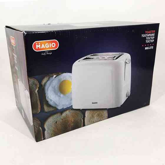 Якісний електричний тостер на 2 скибочки MAGIO MG-273, Якісний сендвіч-тостер, Тостер для бутербродів EP-53 Львів