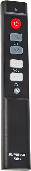 Пульт дистанційного керування Superior Electronics SUPTLB003 чорний великі кнопки універсальний інфрачервоний програмований Київ - фото 1
