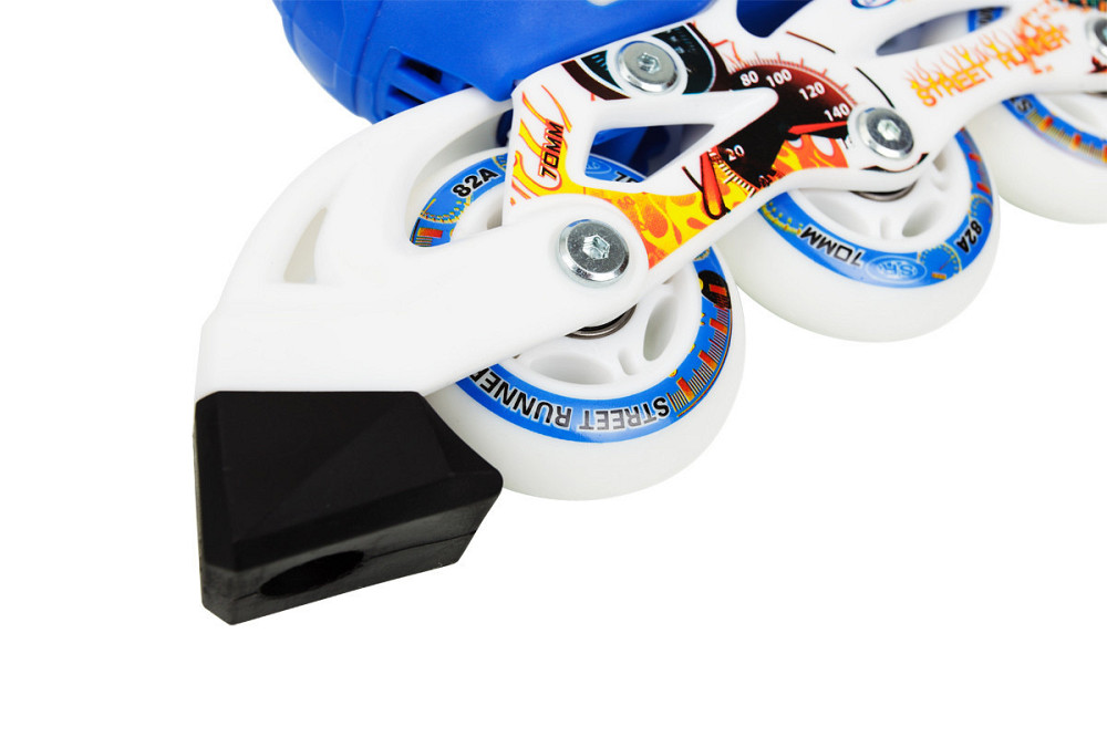 Роликовые коньки YX-0151-15 синие Киев - изображение 6