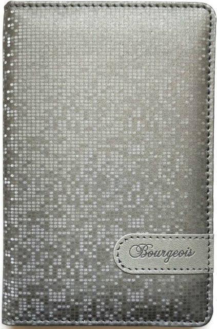 Блокнот А6 на гумці "Bourgeois" 120 арк, клітинка, шкірзам обкл, 9299, шт Київ - фото 1