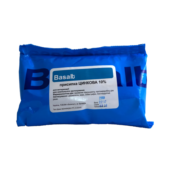 Присипка для ран цинкова 10% 200 г, Базальт Вінниця