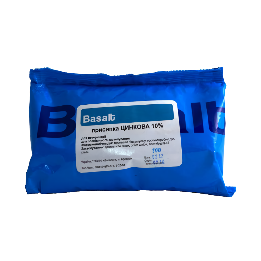 Присипка для ран цинкова 10% 200 г, Базальт Вінниця - фото 1