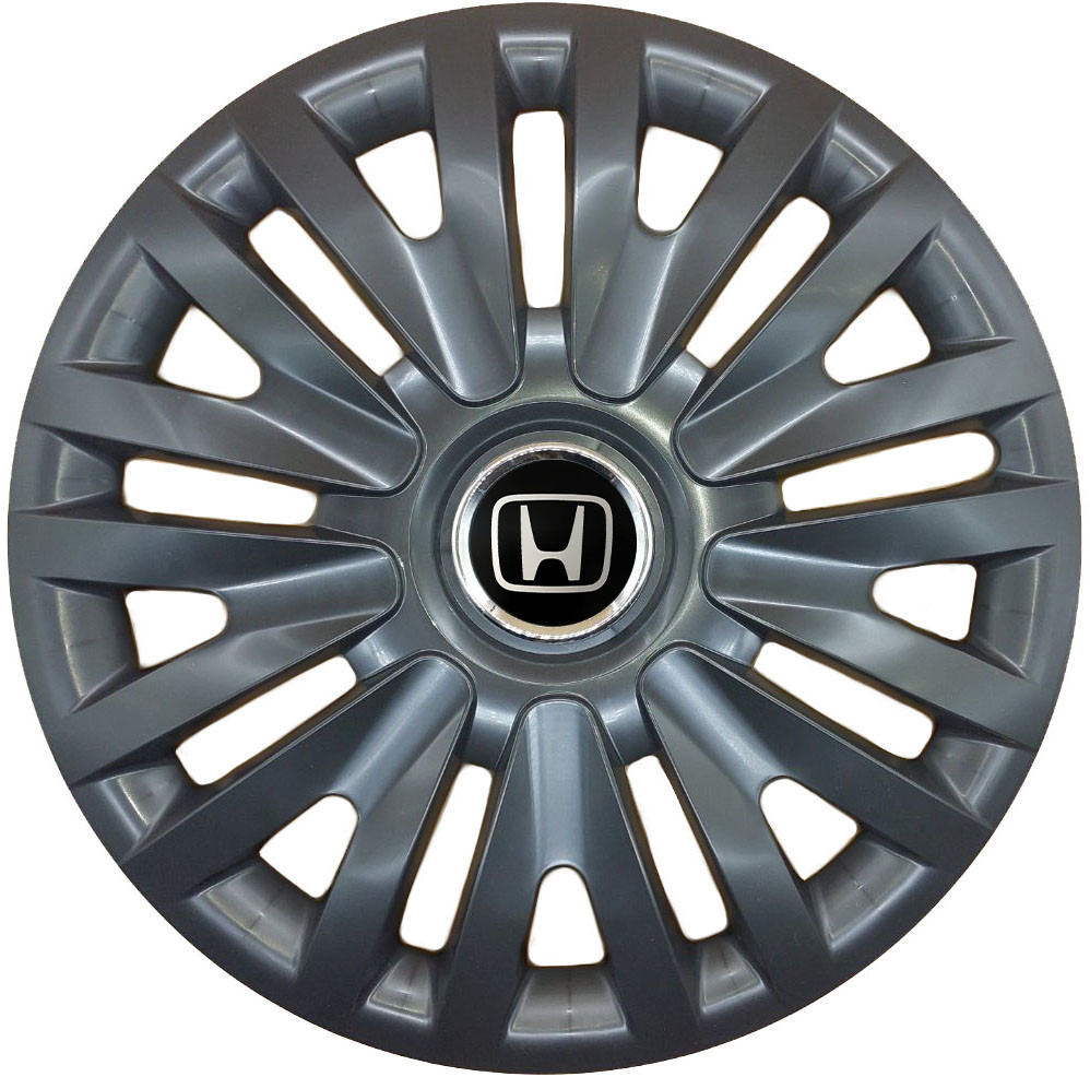 Автомобільні модельні ковпаки R15 SJS Honda 313 4шт, чорні Київ - фото 1