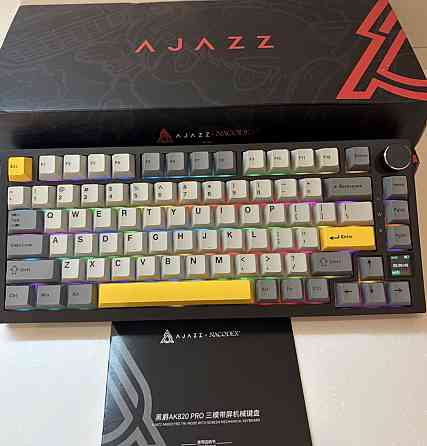 Ajazz AK820 Pro Оригінальна механічна клавіатура | 75% | Київ