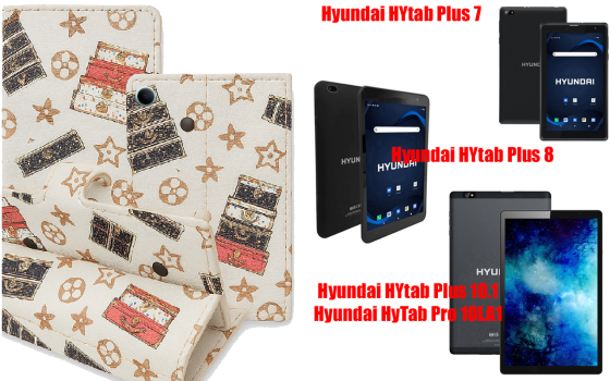 Книга-трансформер для планшета Hyundai Hytab Plus 7, Plus 8, Plus 10.1, Pro 10, цвет Black Lyi White Киев