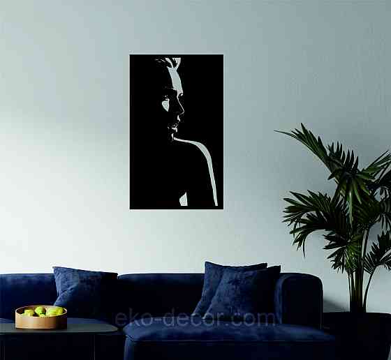 Декоративное настенное Панно «Девушка» Декор на стену Киев