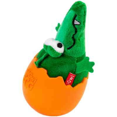 Игрушка для собак GiGwi EGG Крокодил-неваляшка с пищалкой 14 см (2319) Винница