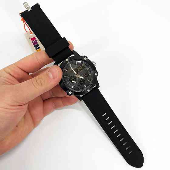 Годинники тактичні протиударні SKMEI 1757BKBK, Спеціальні годинники для військових операцій US-19 Івано-Франківськ