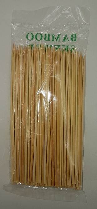 Палочка для шашлыка бамбуковые (200шт) 15см 2.5mm (НЕ ТОЧНОЕ КОЛИЧЕСТВО) (1 пачка) Харьков - изображение 4