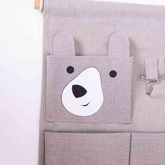 Підвісний органайзер на 3 відділення 28×33 (см) Сірий HP-41-12G Коломия