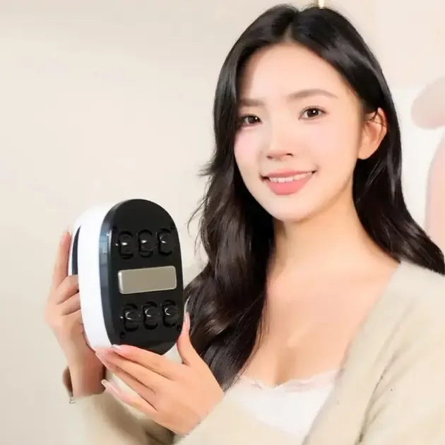 Аккумуляторный роликовый массажер с подогревом LKL-0128 вибрационный беспроводной для всего тела Коломия - фото 3