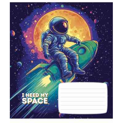Тетрадь Школярик I need my space 12 листов клетка (012-3496K) Винница