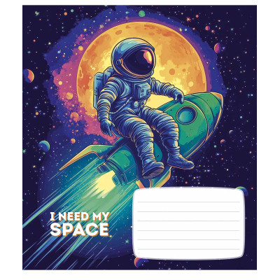 Тетрадь Школярик I need my space 12 листов клетка (012-3496K) Винница - изображение 5