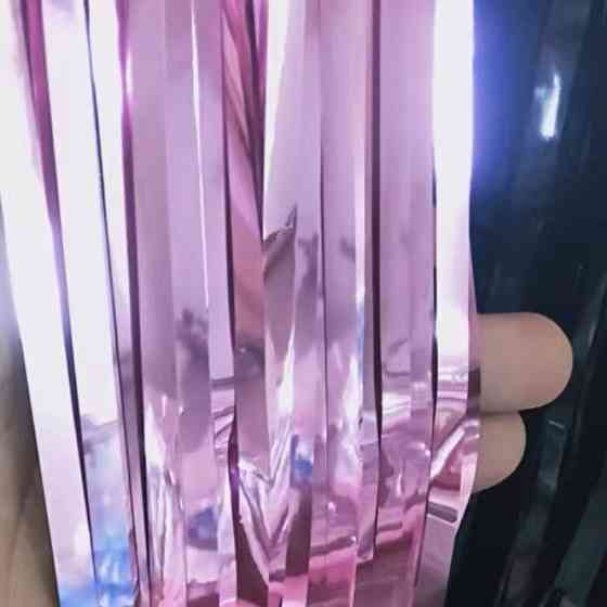 Дождик для фотозоны 1 м на 1 м розовый Киев