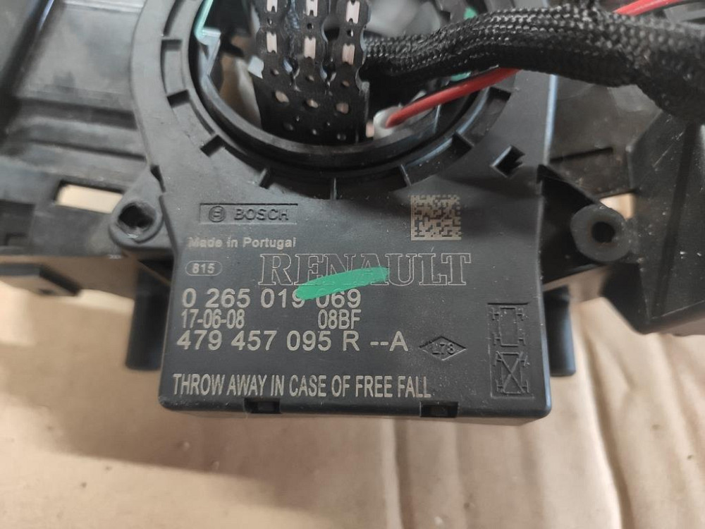 Датчик кута повороту (шлейф) Renault Trafic III 2014-2021 (0265019069) Ковель - изображение 3