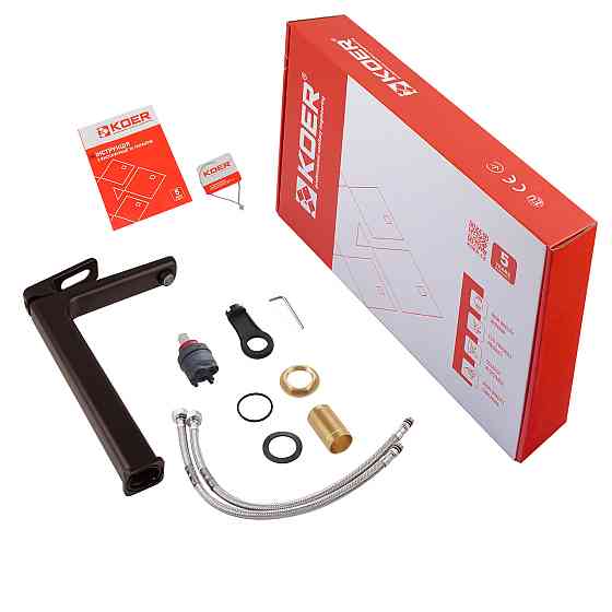 Високий змішувач для умивальника Koer KB-11031-05 (KR5434) Харків