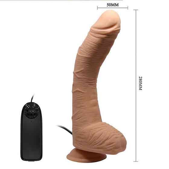 Вібратор - Beautiful Encounter Alex Vibrating Dildo Flesh Sex Aura Київ