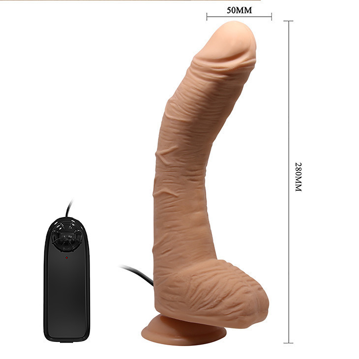 Вібратор - Beautiful Encounter Alex Vibrating Dildo Flesh Sex Aura Київ - фото 5
