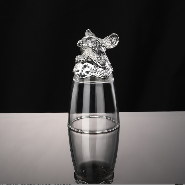 Набор рюмок Китайский гороскоп 30 мл х 12 шт Графин 300 мл в Кейсе Серебро Кременчуг - изображение 9