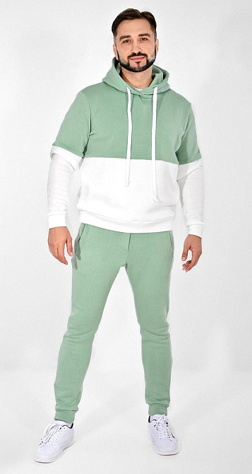 Двухцветный тёплый костюм на флисе (48) Киев - изображение 2