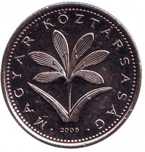 Монета 2 форинти. 2006,04,07,1996 рік, Угорщина. (АЕ) Полтава - фото 1