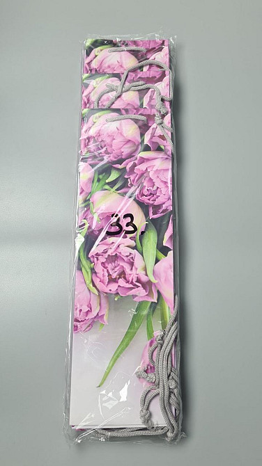 Пакет паперовий подарунковий під пляшку 12/9/36 (артBUT-33) (12 шт.) Харків - фото 2