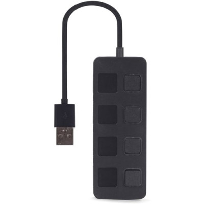 Концентратор Gembird USB 2.0 4 ports switch black (UHB-U2P4-05) Винница - изображение 4