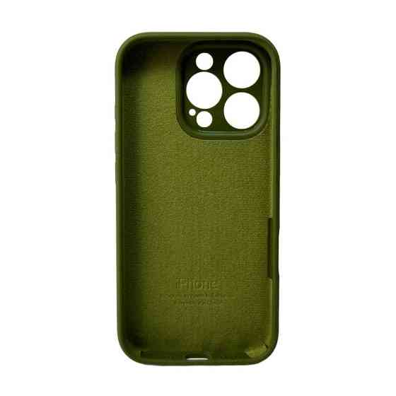 Чохол для смартфона Silicone Full Case AA Camera Protect for Apple iPhone 16 Pro Max 29,Army Green Київ
