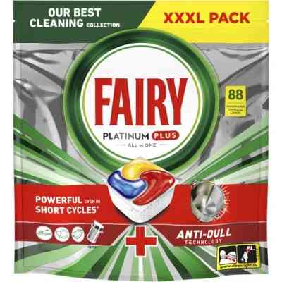 Таблетки для посудомийних машин Fairy Platinum Plus All in One Lemon 88 шт. (8001841893693/8700216236348) Вінниця