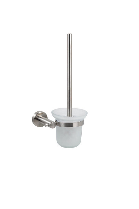 PLATINUM Щітка для унітазу зі скляною колбою Platinum 64 TMI (9711) Київ - фото 1