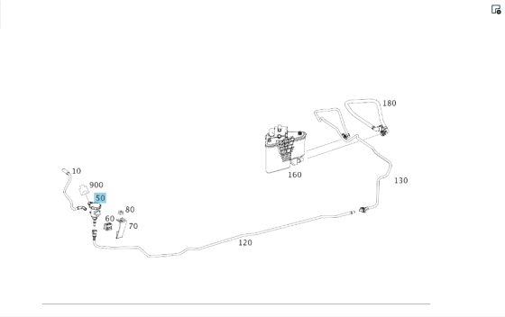 Mercedes-Benz  A0014760532 Електроклапан регенерації C-Class W205 C-Class Estate S205 C-Class Cabrio A205 C-Class Coupe C205 GLC Coupe C253 GLC X253 Одесса