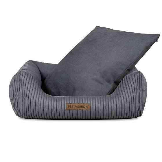 Лежак Pet Fashion DEVID для собак темно-серый 62*50*19 Киев