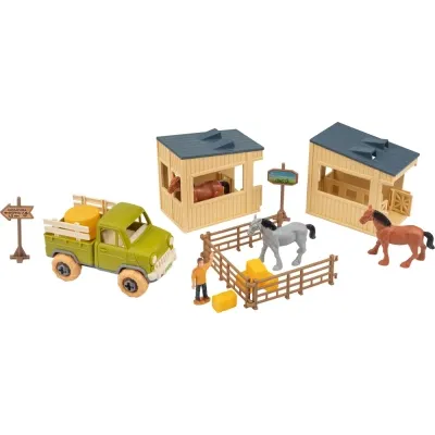 Ігровий набір Otamanko Веселий хутір (вантажівка та стайня з кіньми) (8818K) Вінниця