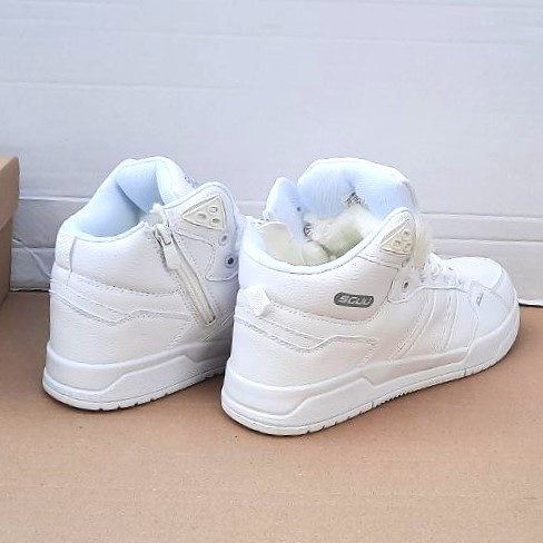 Зимові чоловічі високі Кросівки з Мехом Білі Зима Хух (розміри: 41,43,44,45,46) Дніпро - фото 4