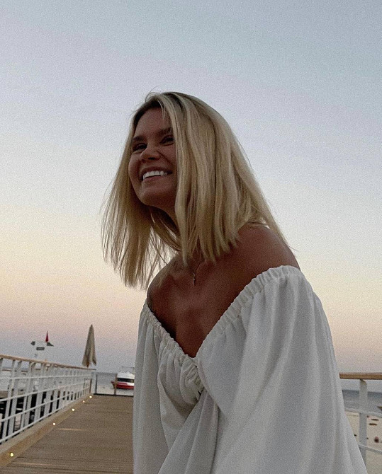 Женское легкое мини платье свободного кроя креп жатка Молочный Одесса - изображение 5