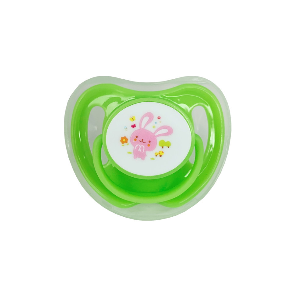 Пустушка силіконова кругла MGZ-0516(Green) з ковпачком Вінниця - фото 2