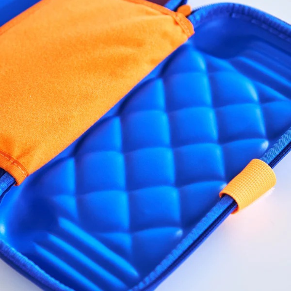 Сумка чехол для приставки Nintendo Switch кейс для консоли и аксессуаров Fungoofun на 1 отделение,синяя Каменец-Подольский - изображение 5