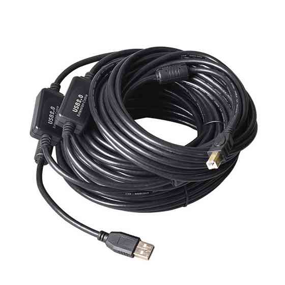 Кабель USB 2.0 10м для принтера и сканера с фильтрами Киев