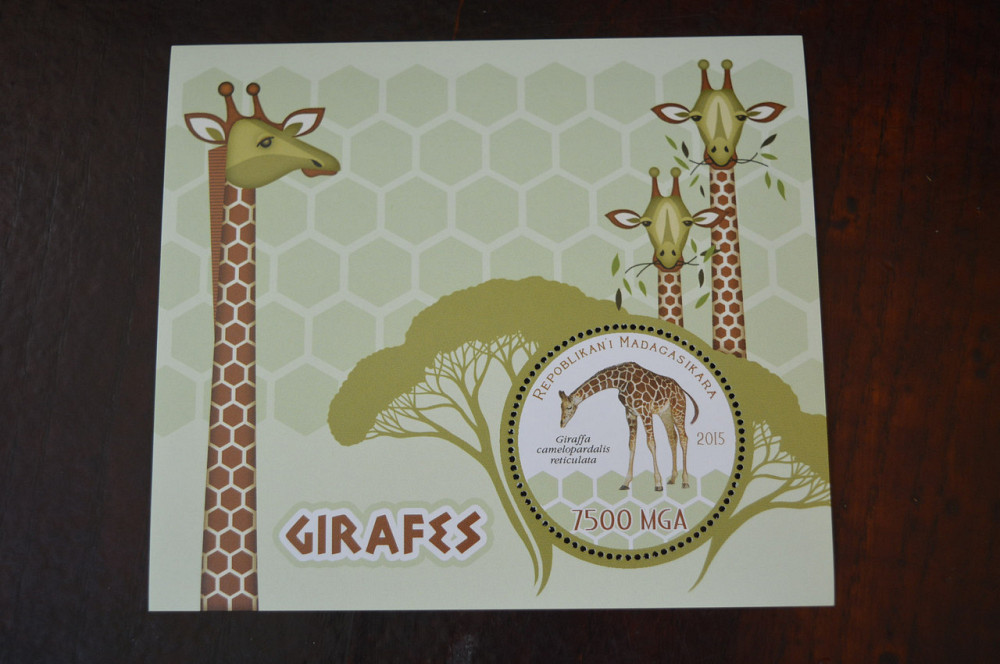 Мадагаскар. Фауна. Личности. Блок. (А-35) Полтава - изображение 1