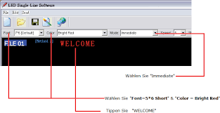 LED Message Display Блискучий світлодіодний рядок Червоний Німеччина Рівне - фото 7