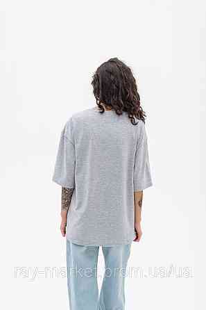 Футболка оверсайз RAY OVERSIZE женская серый меланж (U0104W-Grey Heather) Киев