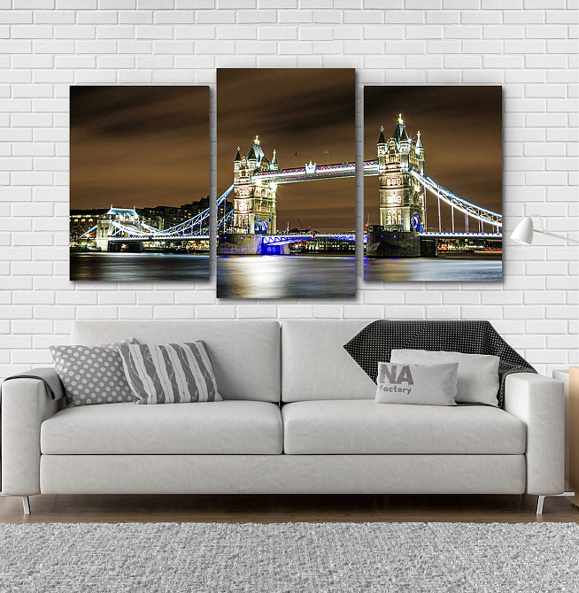 Модульная картина Лондон (53x100см)  Art-106_3 Киев - изображение 2